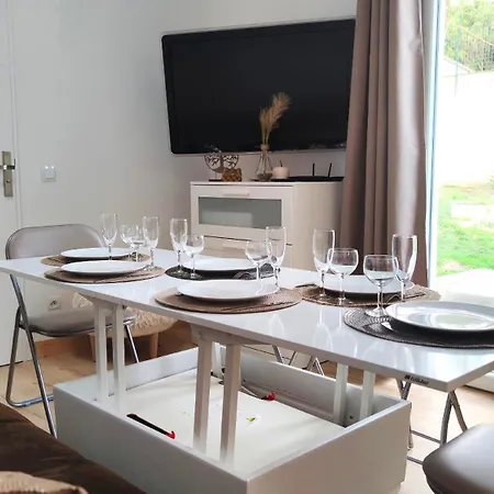 The Little Oak - Tiny House With Bed On Mezzanine & Terrace - From 1 To 4 P Disney, Paris & Cdg Pomponne